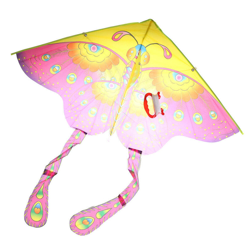 90*55cm Rainbow Butterfly Kite Outdoor Foldable Kids Kite With 50M ControlLin 3c