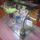 3-Tier Clear Acrylic Semicircle Round Cupcake Dessert Display Stand T6D6