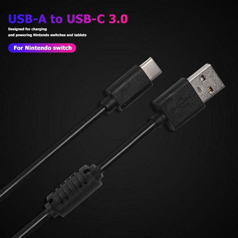 Portable 1.8m Fast Charging Charger Data Cable for Nintend Switch Game Console
