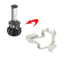 2Pcs H7 LED Headlight Bulb Retainers Holder Adapter For BMW Benz Audi VW Buick