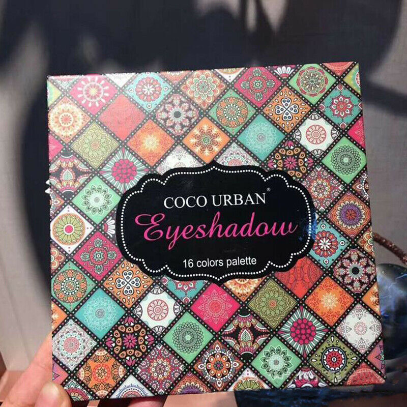 Shimmer Matte Eye Shadow 16Color Glitter Glazed Eyeshadow Pigment Palette Mak Bj