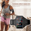 Outdoor Running Phone Holder Armband Case Sports Jogging Wrist Band (Grey)