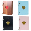 6 Inch Wooden Photo Album Baby Growth Memory Life Photo Relief Book Record