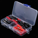 40Pcs Car Battery Alligator Clip Clamp And Stackable Banana Plug Connectors
