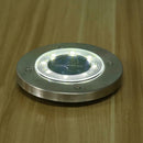 4pcs 8LED Solar Lawn Buried Lamp Waterproof Yard Ground Light (Cold White)