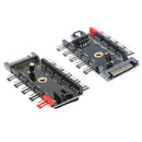 12V 10Way 4pin Fan Hub Speed Control Regulator CPU Fan Interface For PC OZ