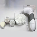 Exfoliating Brush for Body - Bath Spa Massager Kit with 4 Attachments Elect