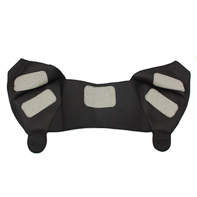 Tourmaline Self Heating Magnetic Double Shoulder Brace Support Wrap Pain Re U5A1