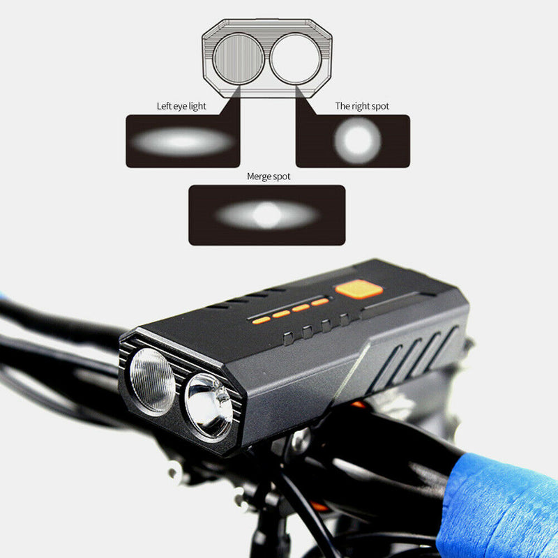 T6 LED 800LM 7W MTB Bike Headlight 3 Modes Waterproof Bicycle Front Lamp