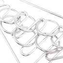 Classic Metal Wire Puzzle IQ Baffling Brain Teaser Magic Rings Puzzles Game