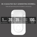 ML-A2 Self Powered Doorbell 35 Chime Waterproof Wireless Door Bell (EU)