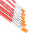 6x  Artist Paint Brush Nylon Hair Watercolor Acrylic Oil Painting SuppliMEME
