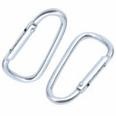 Carabiner Spring Clip Snap Clasp Hook 45mm Carabina Keychain Camping,20pcs  K9P8
