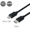 Type-C Male to Micro USB Male Sync Charge OTG CHARGER USB-C Cable Cord Adapter