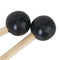 2 x Hardwood Glockenspiel Mallets Sticks Rubber Head