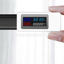 KWS-V30 6 in 1 USB Tester DC Voltage Power Timing Capacity Detector (White) A