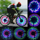 Bike Cycling Wheel Lights LED Waterproof Bicycle Spoke Light 32 LED Patterns