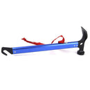 Multifunction Aluminum Alloys Camping Mallet Hammer, blue