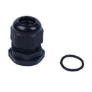 20 Pcs M20 Black Plastic 6-12mm Dia Waterproof Cable Glands Connector D2S5