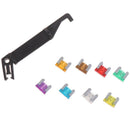 100x Micro Auto Car Low Profile Mini Blade Fuse Kit 3A5A7.5A10A15A 20A25A30@