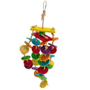 Wooden Bird Standing, Swinging and Climbing Toys for Medium Parrots and Birds