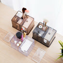 Makeup Organizer Lipstick Makeup Brush Cotton Pad Storage Box Cotton Swab B