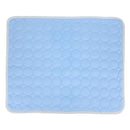 Summer Pet Cooling Ice Mat Cat Dog Sleeping Blanket Cushion (Sky Blue L) A