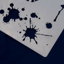 Reusable Water droplet Stencil Airbrush Art Home Decor ScrapbookingAlbumCraftxp