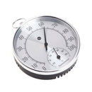 Outdoor Indoor Thermometer Hygrometer Temperature Humidity Meter Metallic HT9100