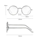 5x Men Women Chic Round Lens Sunglasses Shades Club Photo Props Hip-Hop