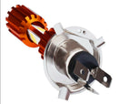 LED Motorcycle Bike Car H4 3 COB HI/Lo Beam Headlight Lamp Bulb Kit 2000LM 6000k
