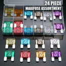 24pcs/set Big Maxi Blade Fuse Assortment Set Car Truck RV Electrical Fu GEL