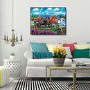 5D DIY Full Drill Diamond Painting Horse Cross Stitch Embroidery Mosaic Kit