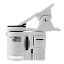 Universal 60X Phone Microscope Zoom Micro Camera Clip Lens w/ LED Light