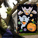 With Hanging Banner For Kids Halloween Bean Bag Set Toss Game Decoration B7R6