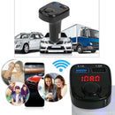 X22 3.1A LED Screen Handsfree Car Charger Wireless Bluetooth 5.0 FM Transmitter