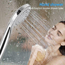 Bathroom Pressurize Handheld Shower Head Water Saving Filter Spray Nozzle