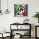 Full Round Drill Picture DIY Costume Dog Diamond Painting Poster (W569)