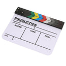 Acrylic Clapboard Dry Erase Director TV Film Movie Slate Cut Action Scene