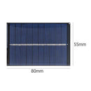 0.6W 5V 120mA Solar Cell Module Polycrystalline Solar Panel DIY Battery Charger