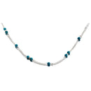 Womens Turquoise Beads Infinity Alloy Anklet Bracelet Foot Chain