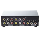 4 Way RCA Audio Video AV Switch Box for Xbox DVD TV