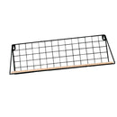Floating Shelves Wall Mounted Rustic Metal Wire Storage Shelves for Picture