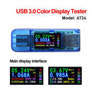 AT34 Power Bank LCD Multimeter Voltage Current Capacity Meter USB 3.0 Tester