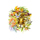 Leopard Head Patches Transfer Iron On Parches DIY Washable Clothes Stickers ETE