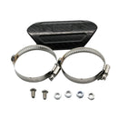 Motorcycle Exhaust Muffler Middle Pipe Protection Heat Shield Cover - Black