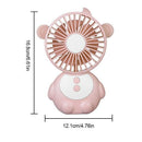 Monkey Shaped Desk Fan Mini Usb Portable Handheld Fan With Night Light Oran L5B3