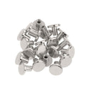 40 Sets Binding Chicago Screws Nail Rivets Studs for DIY Art Crafts 8mm