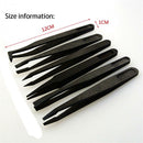 8X ESD Anti-static Tweezers Set Maintenance Repair Stainless Steel Tools Kit US-