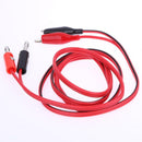 1 Pair Alligator Testing Cord Lead Clip to Banana Plug for Multimeter Test